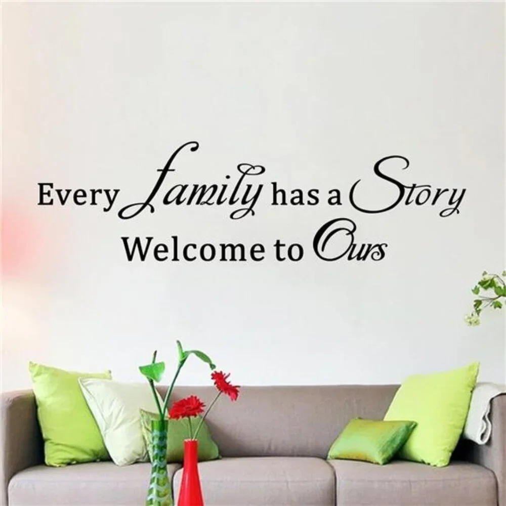 Family Wall Stickers Inspirational Quotes Vinyl Art Decals Home Bedroom Living R